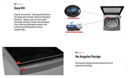 Toshiba 10.5KG AW-DUK1150HM(MG) Top Load Washing Machine Inverter AWDUK1150HMMG