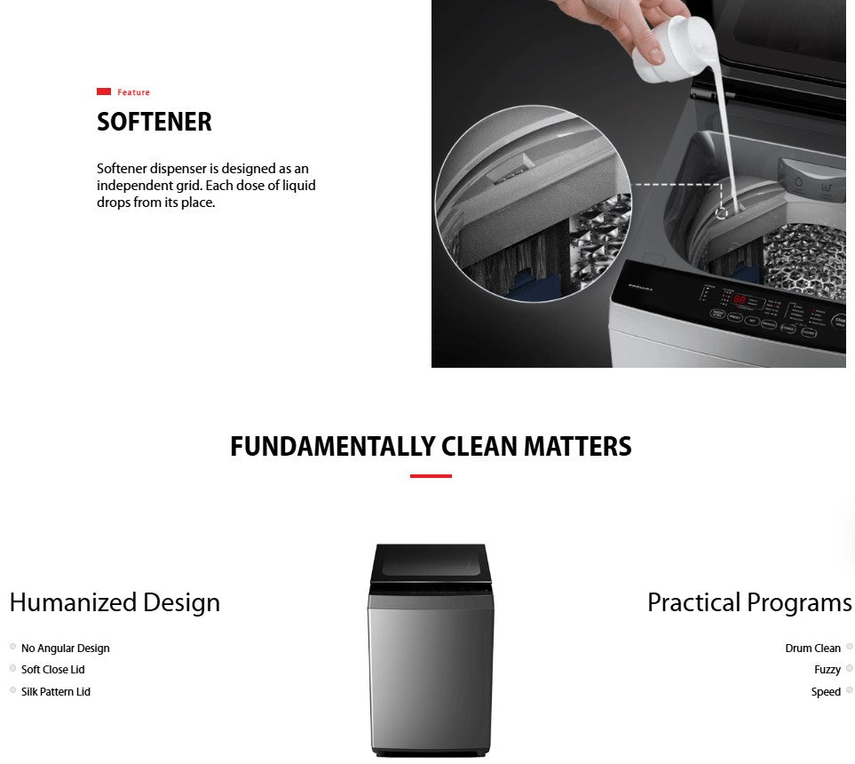 Toshiba 7.0KG Top Load Washer AW-M801AM(SG) / AWM801AMSG