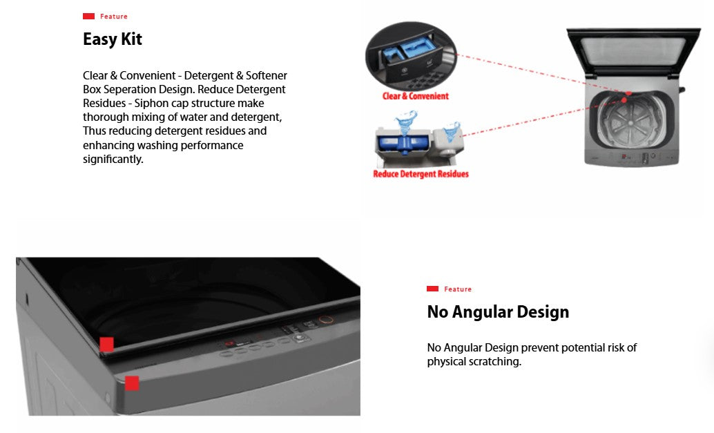 Toshiba 10.5kg AW-UK1150HM(SG) Washing Machine AWUK1150HMSG