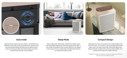 Samsung Smart Air Purifier 40m² AX32BG3100GBME with SmartThings (Clay Beige)