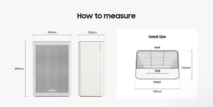 Samsung Smart Air Purifier 40m² AX32BG3100GBME with SmartThings (Clay Beige)
