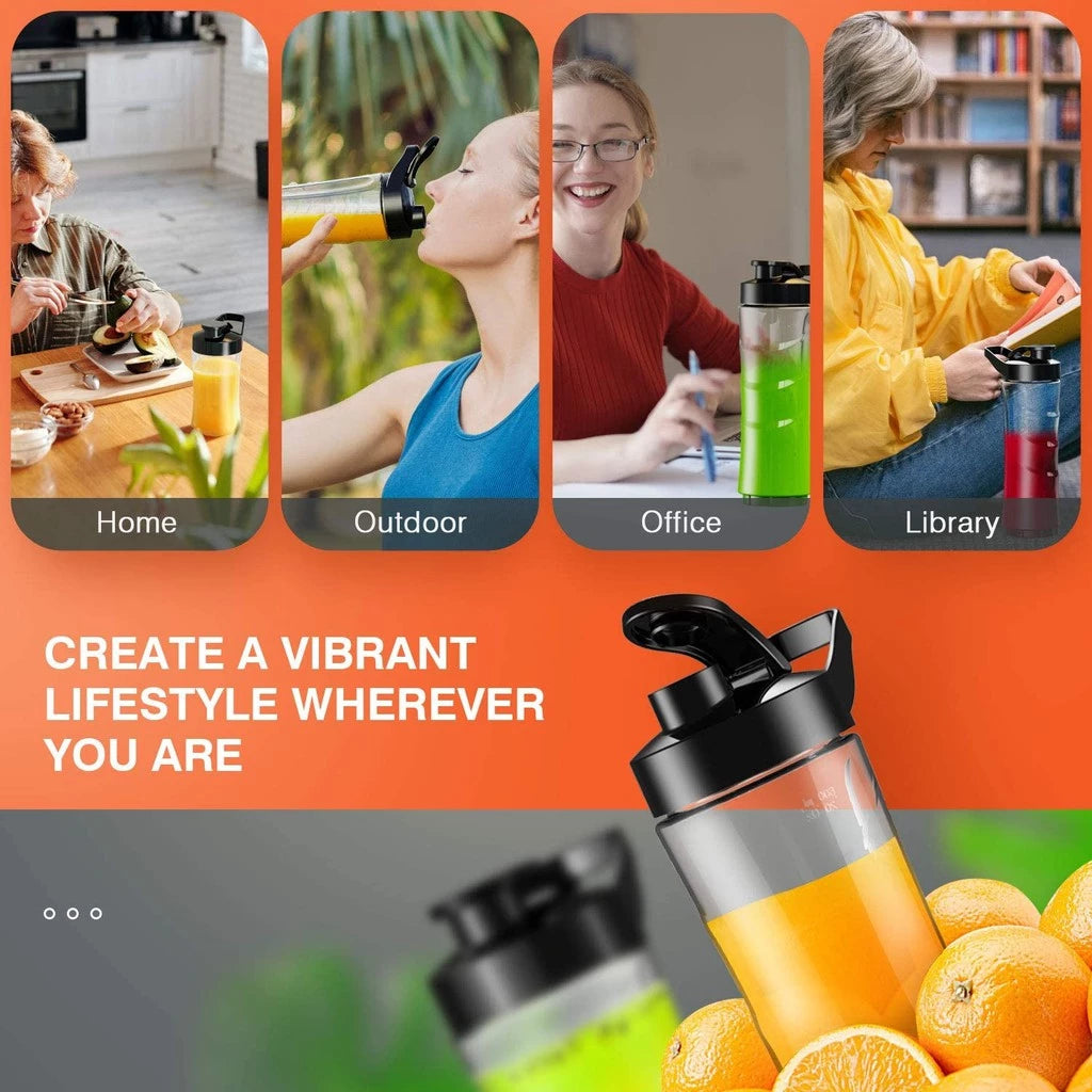 Russell Taylors Compact Personal Blender (600ML Bottle x 2) B1