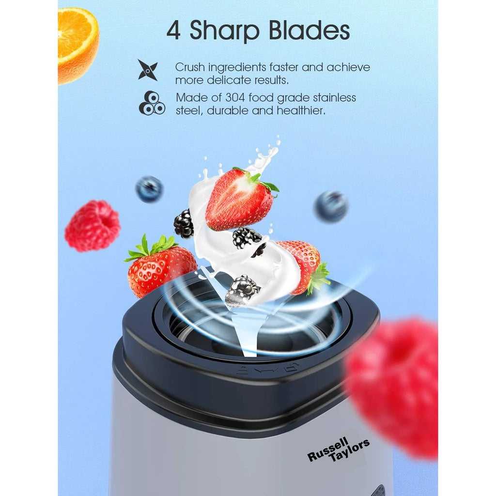 Russell Taylors Compact Personal Blender (600ML Bottle x 2) B1