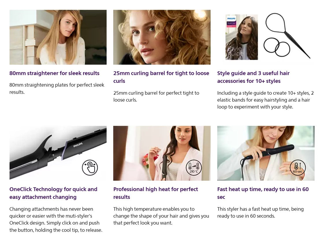 Philips StyleCare BHH811/00 Multi-Styler BHH811