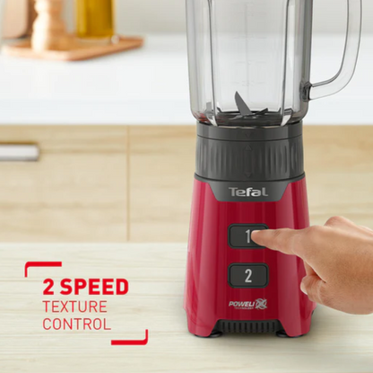 Tefal 1.0L Blender BL168 400W With 1L Glass Jug ( Chopper + Grinder)