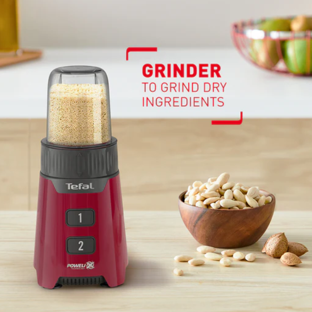 Tefal 1.0L Blender BL168 400W With 1L Glass Jug ( Chopper + Grinder)