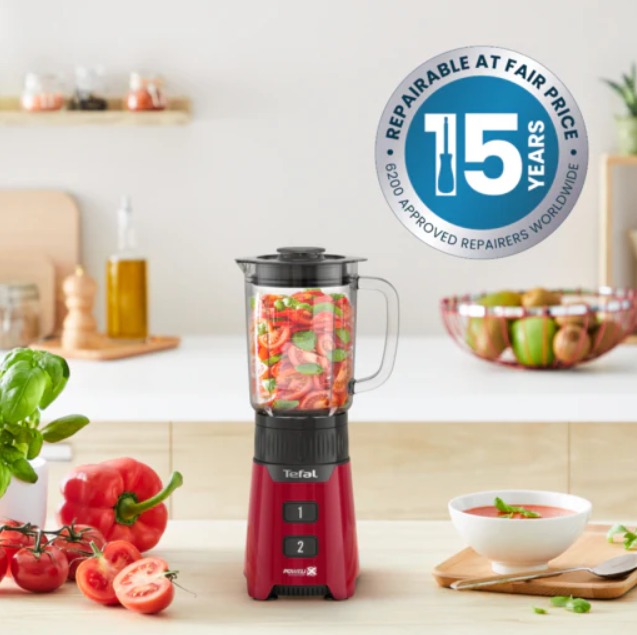 Tefal 1.0L Blender BL168 400W With 1L Glass Jug ( Chopper + Grinder)