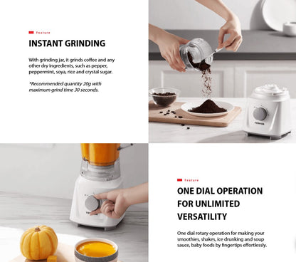 Toshiba Blender BL-60PHNMY 1.5L BL60PHNMY With Ice Crushing Function BL60PHNMY