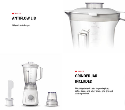 Toshiba Blender BL-60PHNMY 1.5L BL60PHNMY With Ice Crushing Function BL60PHNMY