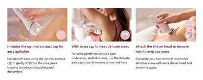 Philips BRE710/00 Epilator Series 8000 Wet & Dry epilator BRE710