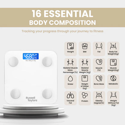 Russell Taylors Bluetooth Body Scale BWS-10/BWS10