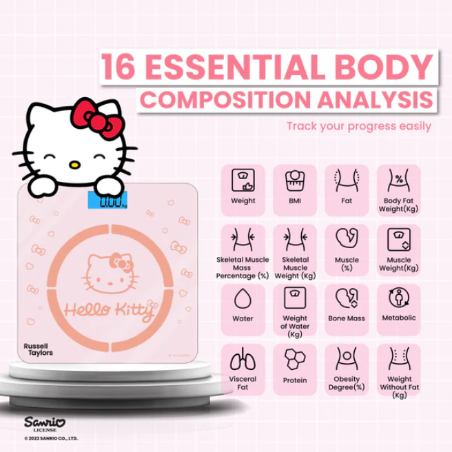 Russell Taylors BWS-HK1 Hello Kitty Weight Scale BWSHK1
