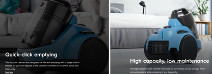 Electrolux EC31-2BB/C312BB Ease C3 canister vacuum cleaner