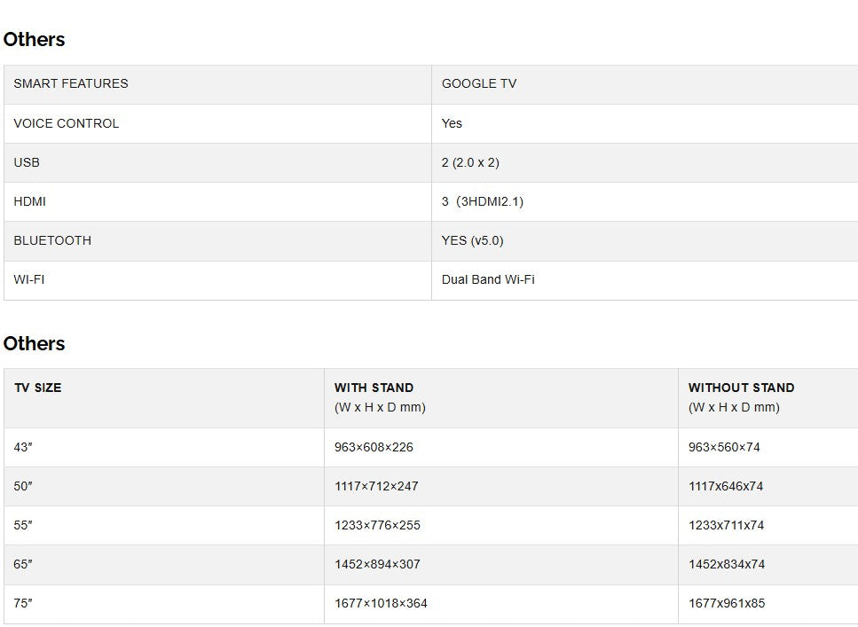 Toshiba TV 55" C350NP Ultra HD Smart 4K 55C350NP