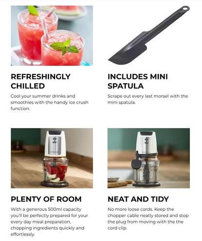 Kenwood Easy Chop Mini Chopper CHP61.100WH / CHP61100WH