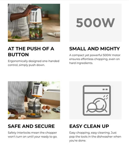 Kenwood Easy Chop Mini Chopper CHP61.100WH / CHP61100WH