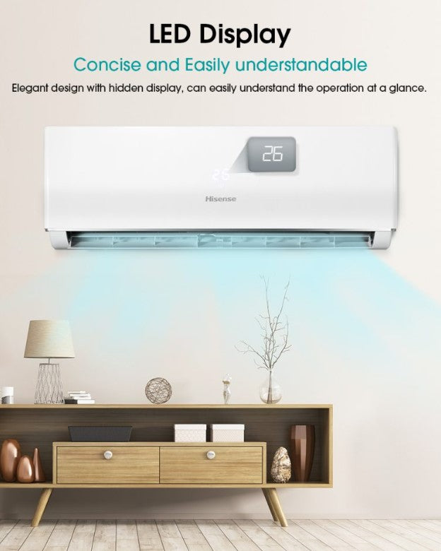 Hisense 1.5HP Air Conditioner AN13DBG / AN13DBG2 Air Cond R32 Penghawa Dingin