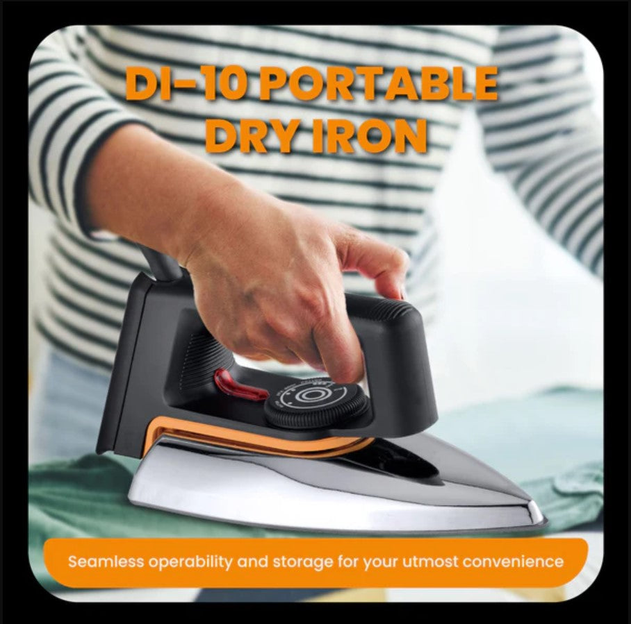 Russell Taylors Dry Iron with Non-Stick Soleplate DI-10 / DI10