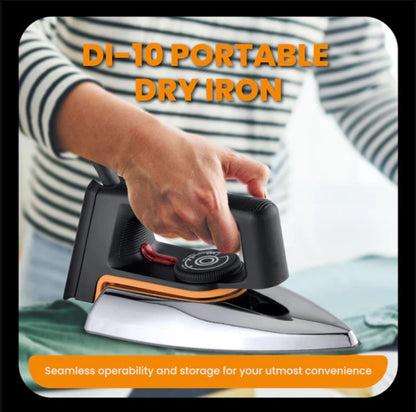 Russell Taylors Dry Iron with Non-Stick Soleplate DI-10 / DI10