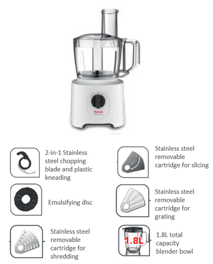 Tefal Masterchef Easyforce Food Processor DO2461/DO246165