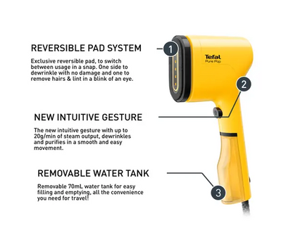 Tefal Pure Pop Garment Steamer DT2020/DT2020G0 (Alpine Blue)