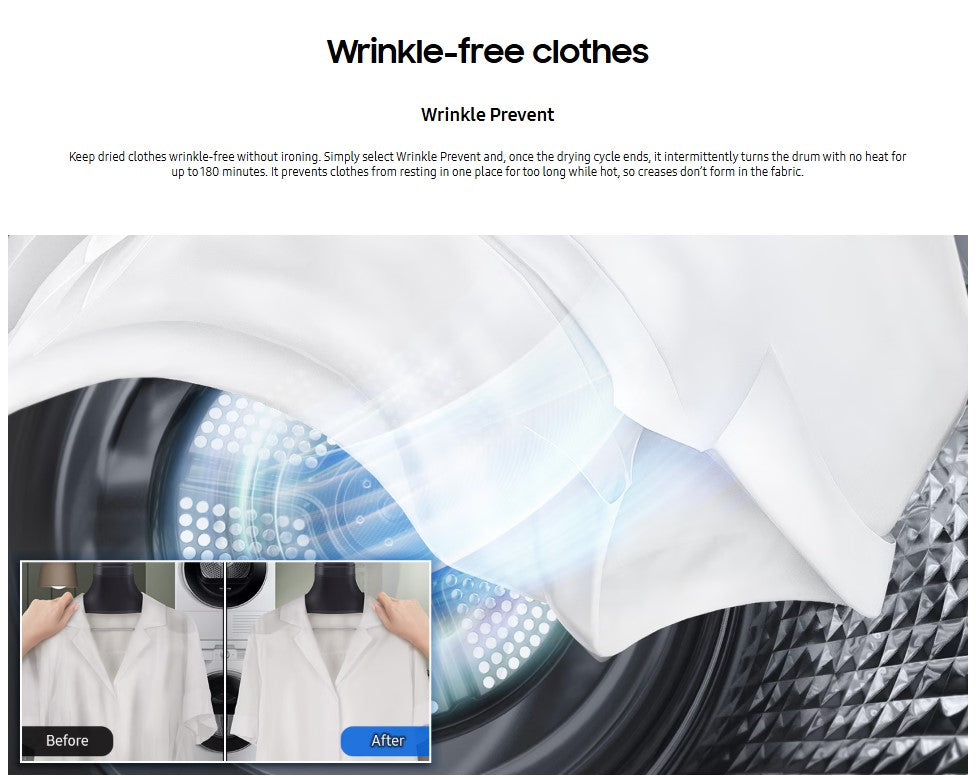 Samsung 9KG Heat Pump Dryer DV90T6240LH/FQ / DV90T6240LH