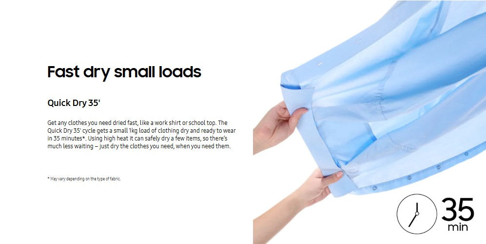 Samsung 9KG Heat Pump Dryer DV90T6240LH/FQ / DV90T6240LH