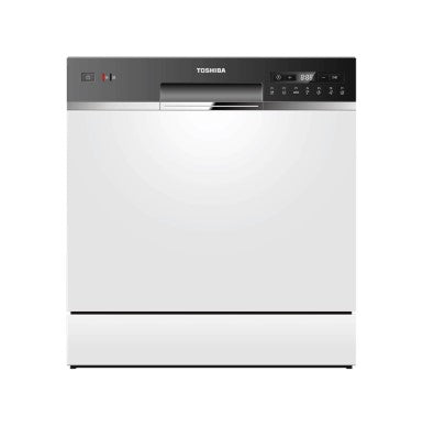 Toshiba Dishwasher DW-08T1(S)-MY Countertop With UV Anti Bacterial Filter (Silver) DW08T1SMY
