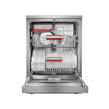 Toshiba Dishwasher DW-14F1 Free Standing with Dual Wash Zone DW14F1SMY (Silver)