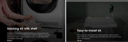 Electrolux E1WYHSK1 Stacking Kit with Slide-out Shelf