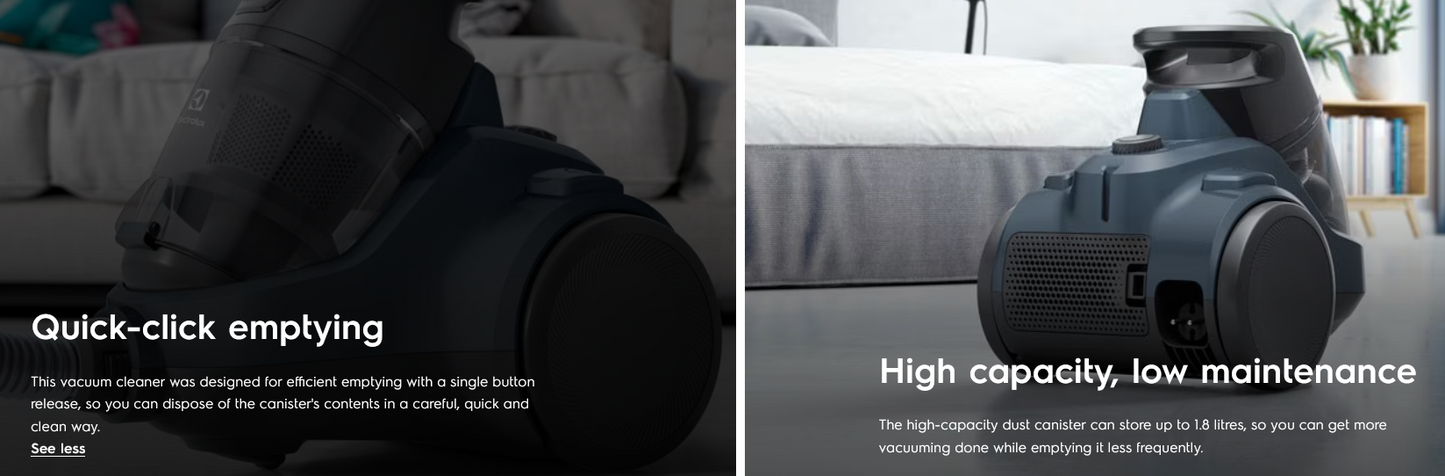 Electrolux EC41-2DB Ease C4 canister vacuum cleaner