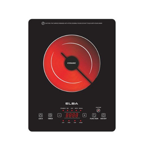 Elba Ceramic Cooker ECC-J2015(BK) LED Display 2000W (Black) ECCJ2015BK