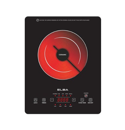 Elba Ceramic Cooker ECC-J2015(BK) LED Display 2000W (Black) ECCJ2015BK