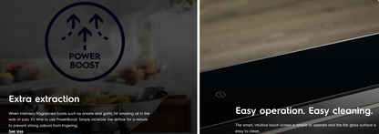 Electrolux ECS9610K 90cm UltimateTaste 500 Slope Cooker Hood