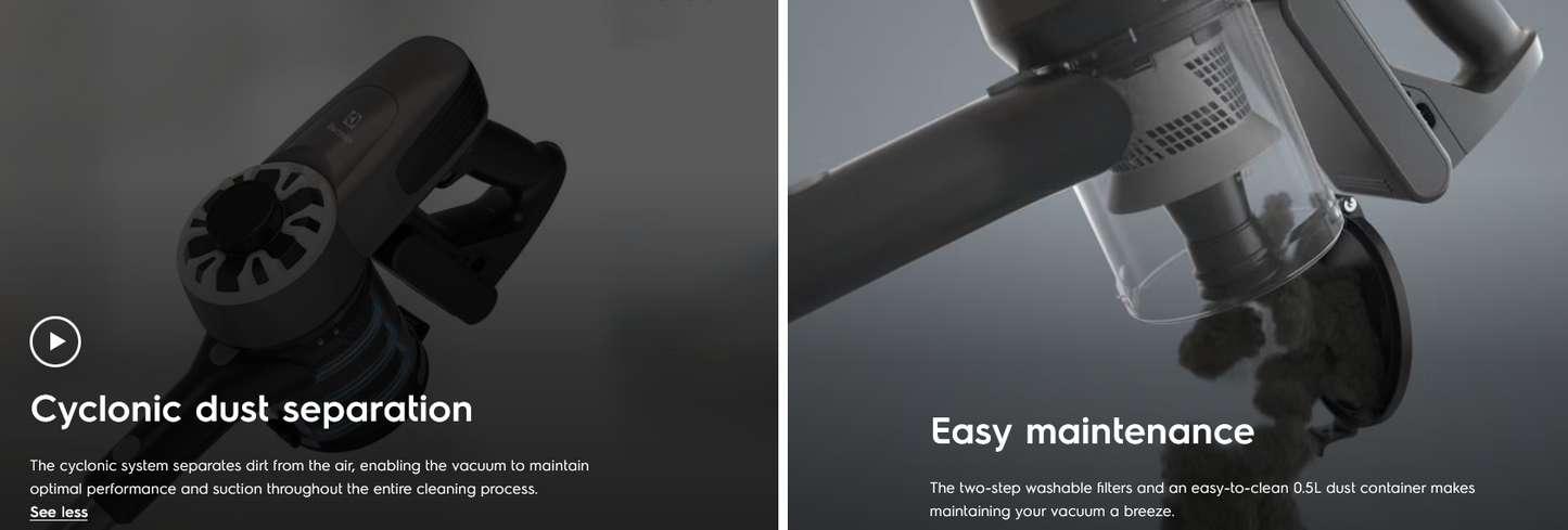 Electrolux EFP31312 UltimateHome 300 Cordless Vacuum Cleaner