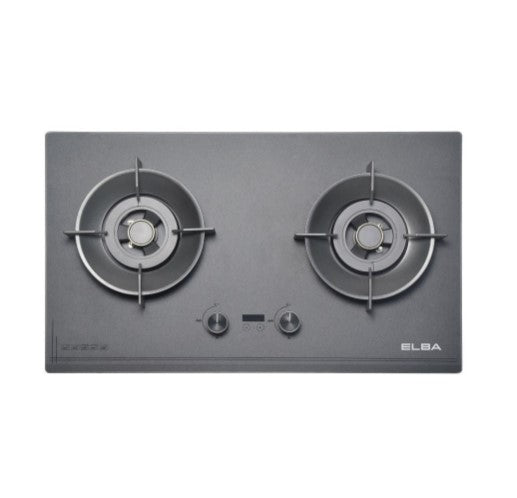 ELBA 2 Burners Built-in Glass Hob EGH-Q8622D(GR) Hob Link Technology EGHQ8622DGR