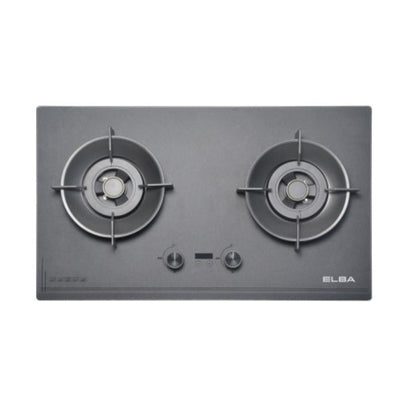 ELBA 2 Burners Built-in Glass Hob EGH-Q8622D(GR) Hob Link Technology EGHQ8622DGR