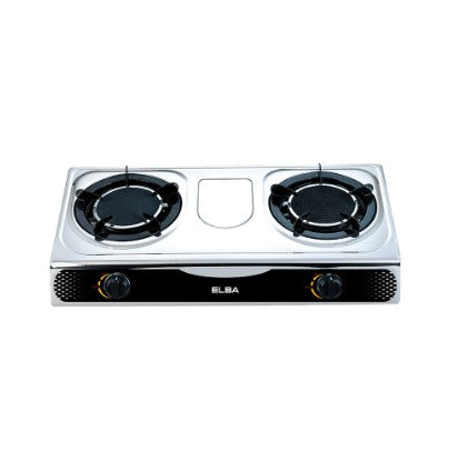 Elba 2 Burner Gas Stove EGS-K7162IR(SS) / EGSK7162IRSS Automatic Piezo Ignition