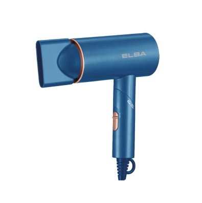 Elba Hair Dryer EHD-S1431TR(BL) - Twist Foldable Handle Ionic Function Blue (1400W) EHDS1431TRBL