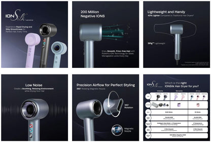 Elba Hair Dryer AIRLUX EHD-Q4643D(PK) DC Motor Candy Pink EHDQ4643DPK