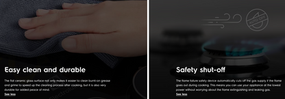 Electrolux EHG7230BE 78cm UltimateTaste 300 built-in gas hob with 2 cooking zones