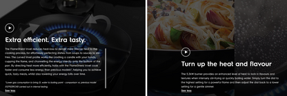 Electrolux EHG8241GE 80cm UltimateTaste 500 Built-in Gas Hob with 2 Cooking Zones