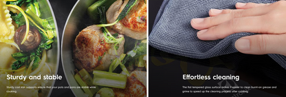 Electrolux EHG8241GE 80cm UltimateTaste 500 Built-in Gas Hob with 2 Cooking Zones