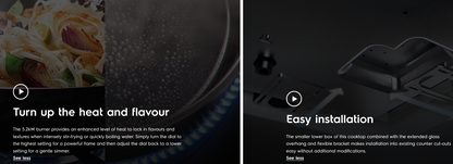 Electrolux EHG9351BC 90cm UltimateTaste 700 Built-in Gas Hob with 3 Cooking Zones