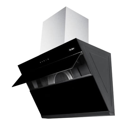 Elba Designer Cooker Hood EH-Q9129ST(BK) Chimney LED Sensor EHQ9129STBK