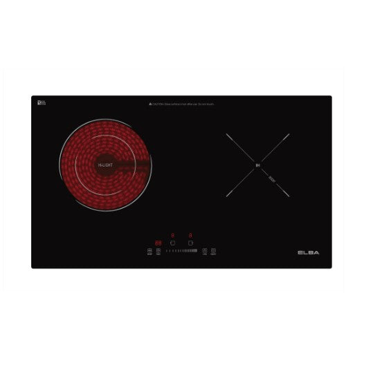 Elba 2 Burner EICH-Q7052ST(BK) Built-in Induction Ceramic Hob EICHQ7052STBK