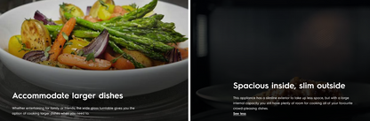 Electrolux EMSB20XG 60cm UltimateTaste 500 Built-in Grill Microwave Oven with 20L Capacity