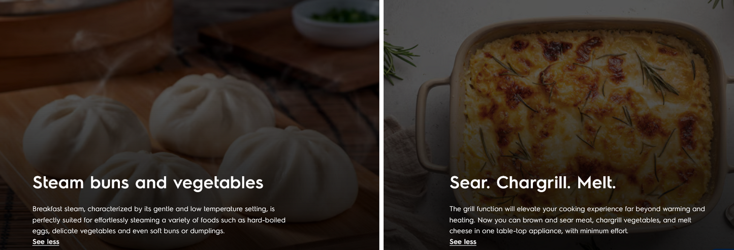 Electrolux EOS26T24BM 50cm UltimateTaste 900 freestanding electric oven with 26L capacity