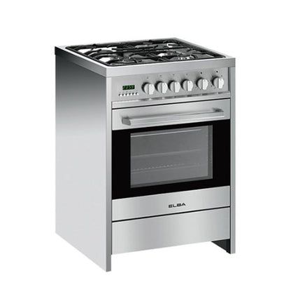 ELBA 56L Range Cooker EPRC-A6456GE(SS) 8 Function Oven 4 Burners EPRCA6456GESS