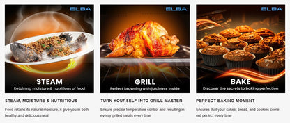 ELBA 30L Combi Smart Oven ESGO-N3088D(BK) / ESGO-N3088DBK